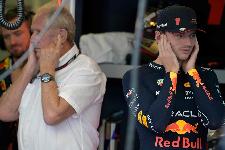 Helmut Marko y Max Verstappen - Foto: AFP