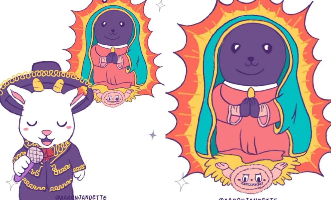 Las figuras de moda protagonizaron el épico clipque se viralizó en TikTok. Fotos: TikTok @aaronjandette