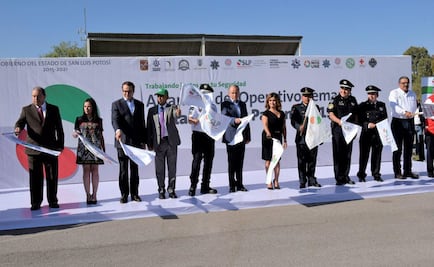 Inicia operativo de seguridad para Semana Santa en SLP