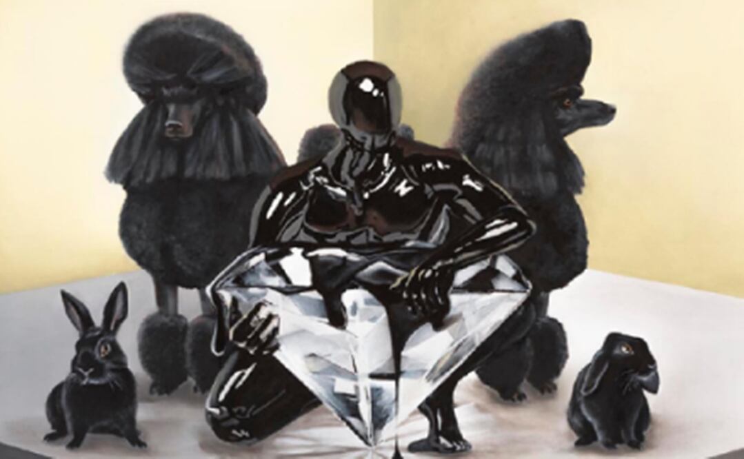 El cuadro "Love for Money" Diamonds are Forever formará parte del lote        Foto: Especial