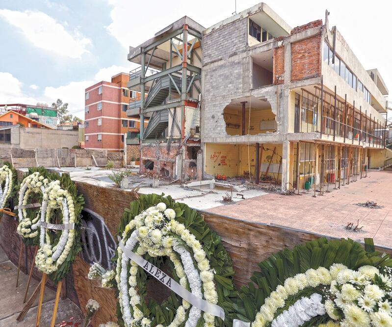Por el sismo del 19 de septiembre de 2017 murieron 26 personas en el Colegio Enrique Rébsamen, 19 de ellas eran niños. Foto: ARCHIVO EL UNIVERSAL