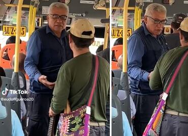VIDEO: Chofer detiene autobús para pedir pasaje a músico que subió sin pagar y se viraliza