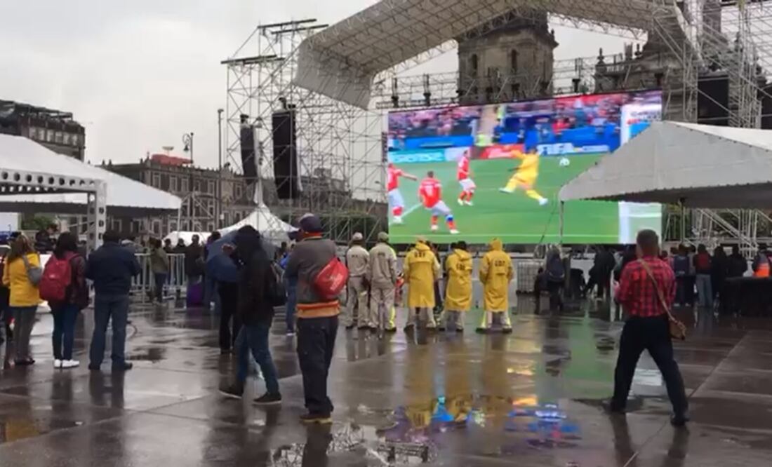 En el Zócalo serán transmitidos 30 partidos del Mundial de Futbol Rusia 2018 (Foto: Especial)