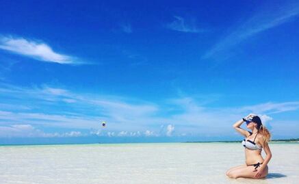 Marjorie de Sousa luce su embarazo en bikini