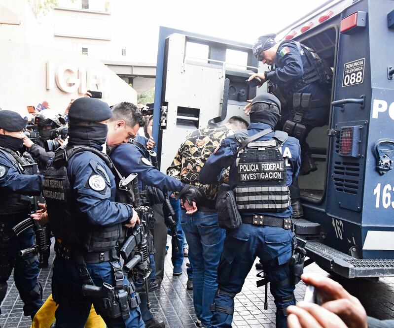Durante 2018 y 2019, la policía realizó varias detenciones de integrantes de La Unión Tepito. Foto: Archivo EL UNIVERSAL 