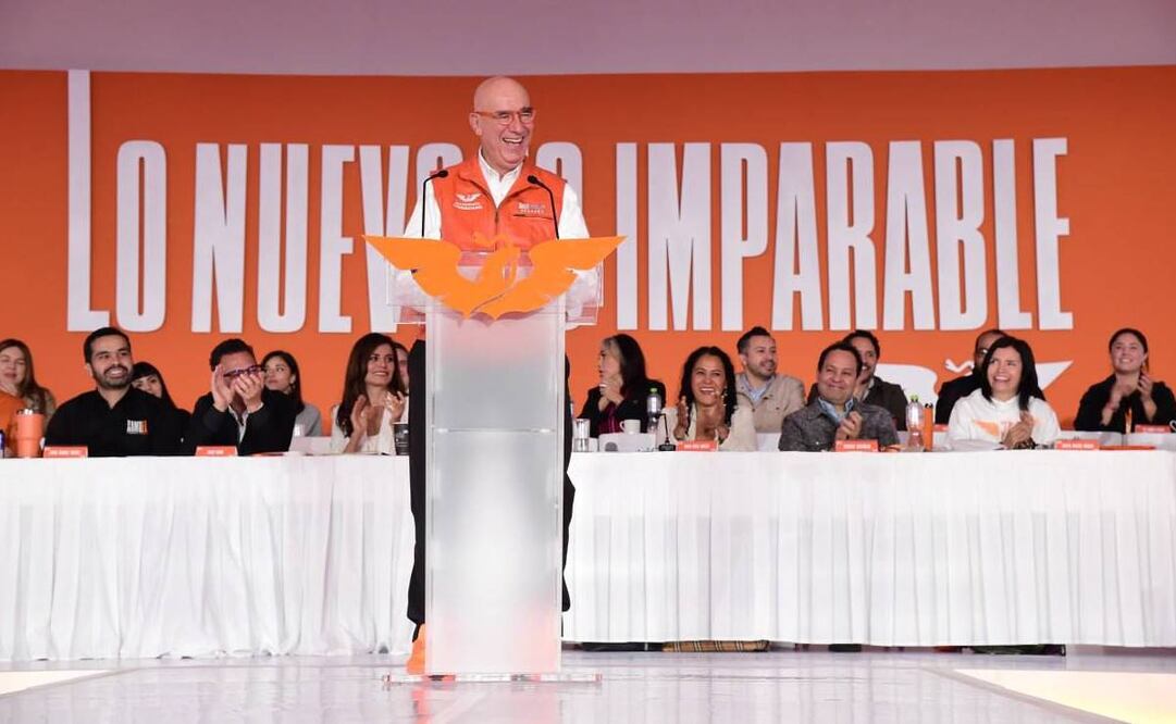 Dante Dlegado en los trabajos del Consejo Nacional de MC / Foto: @MovCiudadanoMX