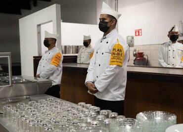 Garduño y Rosa Icela supervisan albergue en Reynosa; servidores cocinan con “sazón de amor ” a repatriados, dicen