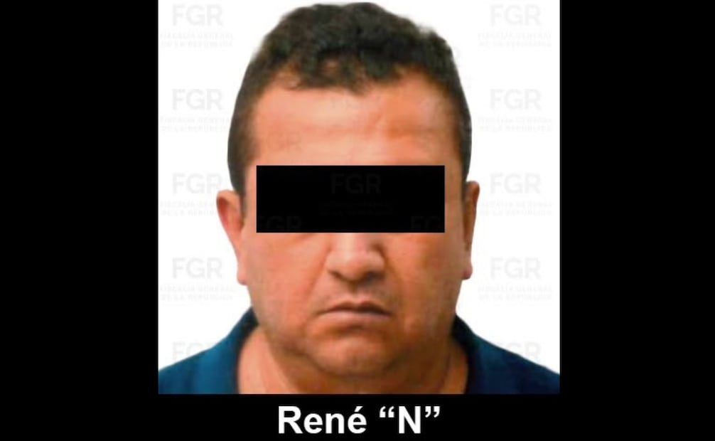René “N” fue detenido cuando viajaba por el viaducto elevado Tlalpan, en la Ciudad de México, con más de medio millón de pesos en efectivo. Foto: Especial