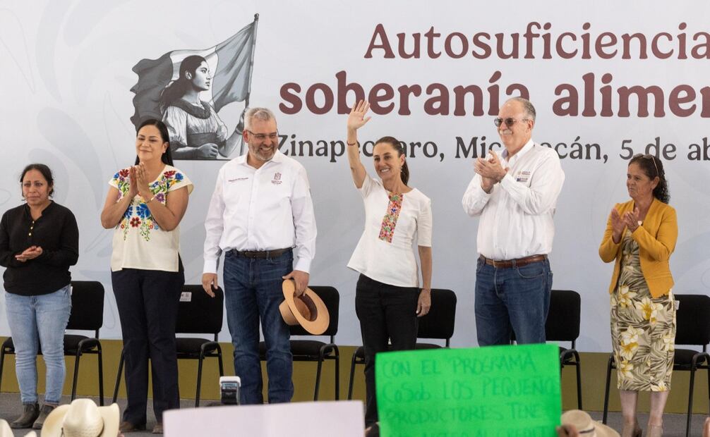 Sheinbaum llama a participar en la elección judicial pese a veda en Michoacán. 05/04/25. Foto: Hugo Salvador /EL UNIVERSAL