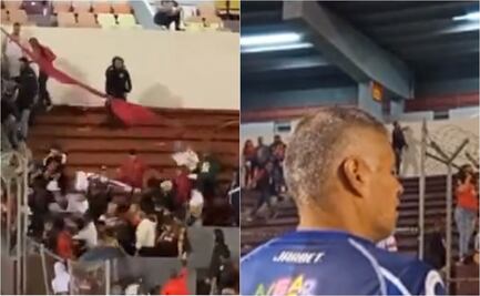 VIDEO: Partido entre leyendas de América y Atlas se suspende por violencia