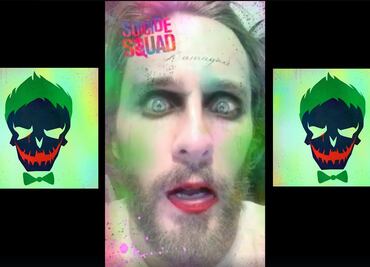 Jared Leto es un barbudo y diabólico "Guasón"