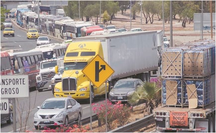 Transportistas cerrarán accesos a la CDMX este martes. Toma precauciones