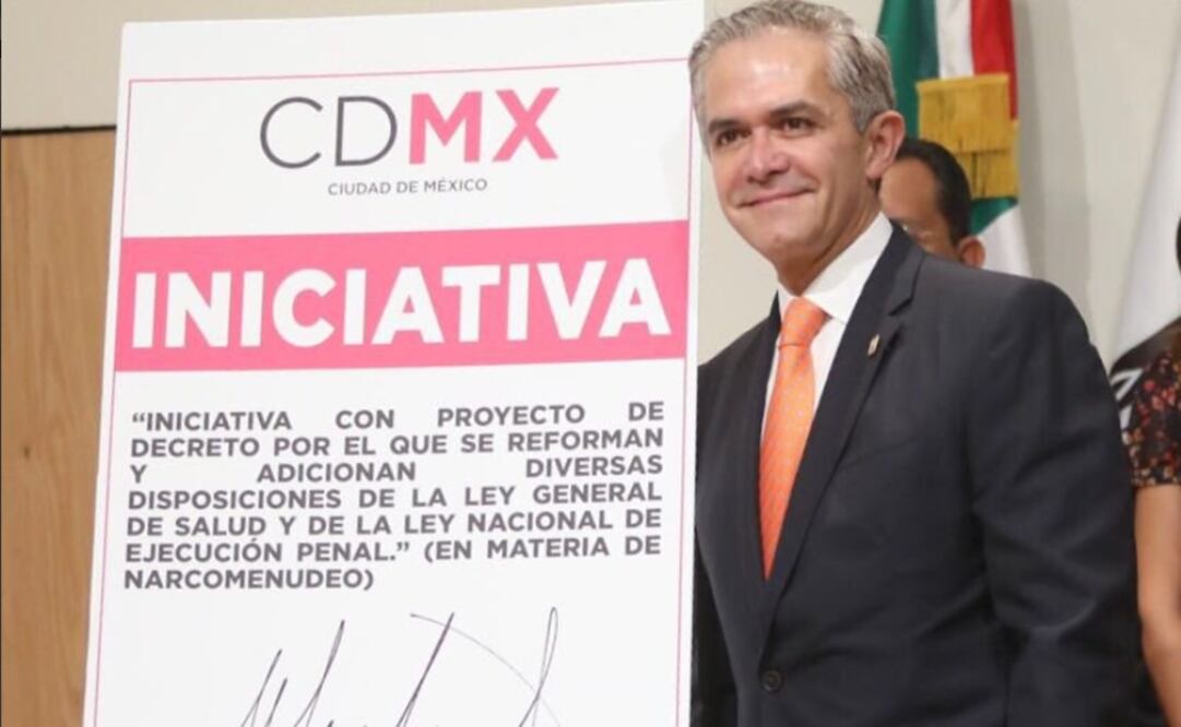 El jefe de Gobierno, Miguel Ángel Mancera señaló que de acuerdo con la normatividad vigente quienes practican el narcomenudeo, obtienen casi de manera inmediata su liberación (Foto: @ManceraMiguelMX)
