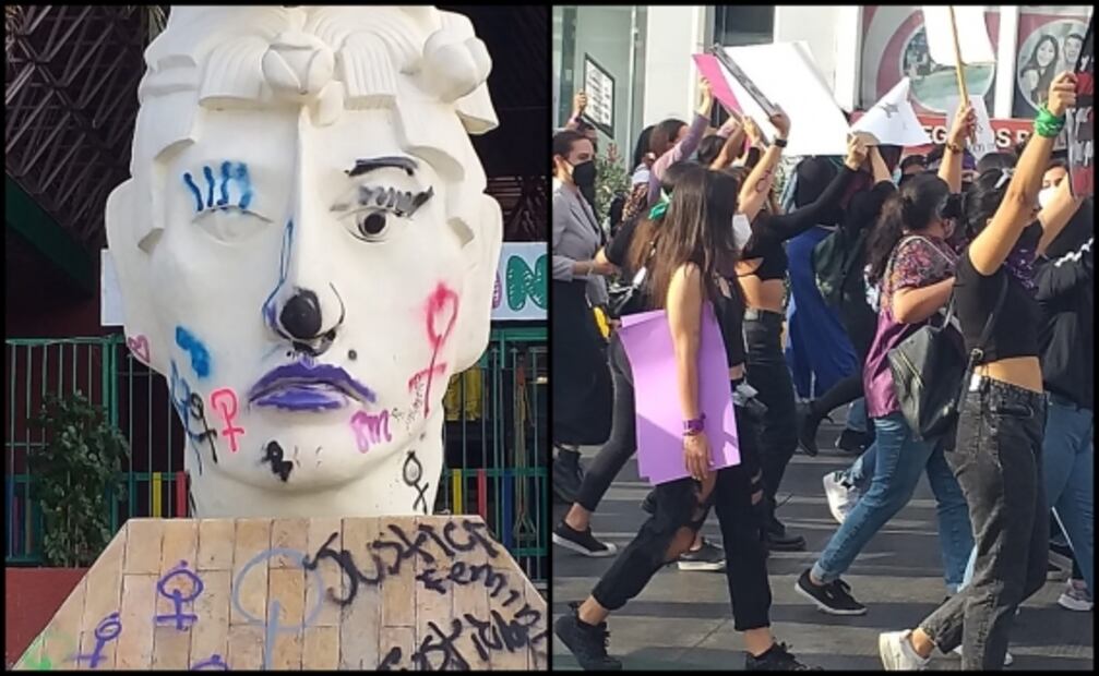 Cientos marchan en los estados por el Día Internacional de la Mujer