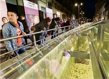 Bridge opens with fascinating views of pyramid ruins in Mexico City