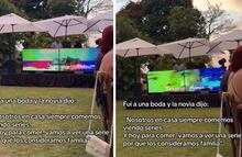 De la televisión al altar: video de recién casados se viraliza por utilizar intro de "Malcolm" en su boda