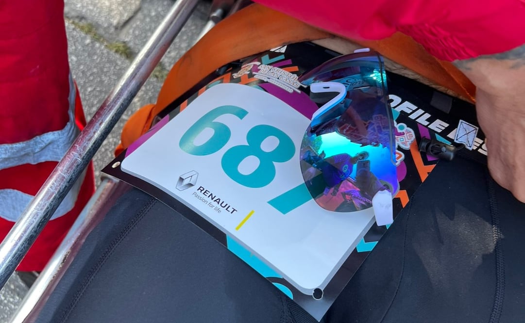 El empresario portaba el número 687. Foto: Especial