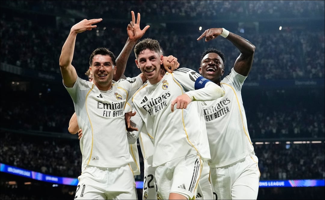 Federico Valverde anota hat trick en triunfo del Madrid / Foto: AP