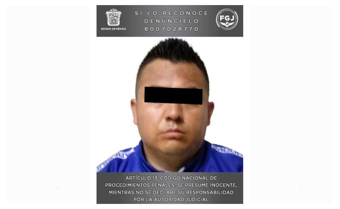José Adalberto “N” fue arrestado en cumplimiento de una orden de aprehensión. Foto: Especial