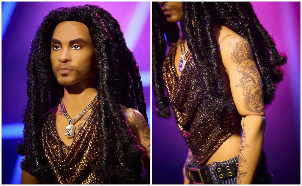 Lenny Kravitz ya es Ken: así es el muñeco que sorprende por sus tatuajes y otros detalles.
Clasos.