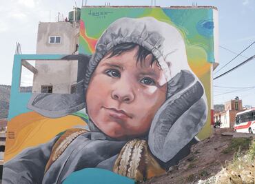 Con pinturas iluminan el futuro en Zacatecas