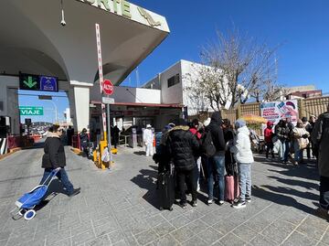 Migrantes en Ciudad Juárez frustrados por cancelación de citas del CBP One; esperaban con esperanza su trámite de asilo