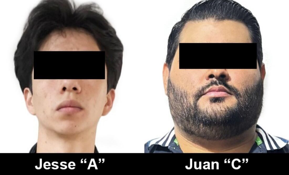 Jesse “A” y Juan “C”, vinculados a proceso. Foto: Especial