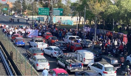 FOTOS: Comerciantes colapsan el sur de la CDMX; exigen lugares para trabajar