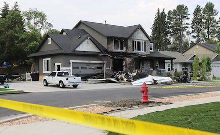 Hombre estrella avioneta contra su casa en EU tras agredir a su esposa