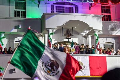 Más de 30 mil personas dan el Grito de Independencia con alcalde de Reynosa