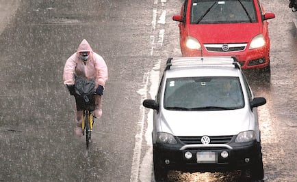 Activan alerta amarilla por lluvia y caída de granizo en seis delegaciones 