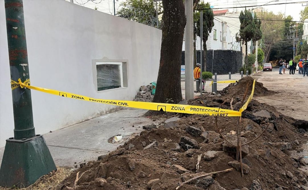 Obra irregular en la alcaldía Benito Juárez. Foto: especial