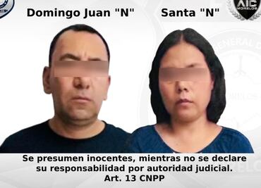 Detienen en Morelos a 2 personas por tráfico de menores; se habrán robado a una recién nacida