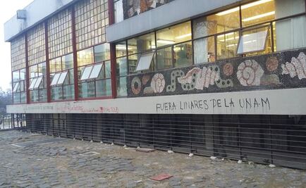 Denuncian pintas en la Biblioteca Central de CU 