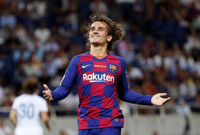 Así fue el debut de Griezmann con el Barcelona
