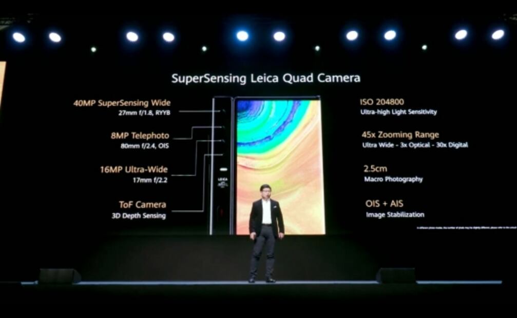 Huawei presenta smartphone plegable Mate Xs