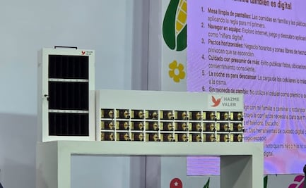 CDMX propone colocar gabinetes en escuelas y restaurantes para celulares; disminuirán uso de pantalla