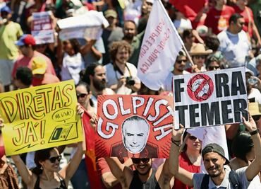 Protestas en Brasil, en festivo nacional