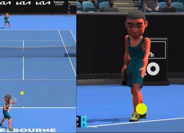 VIDEO: El Australian Open revolucionó la forma de transmitir partidos con los jugadores animados
