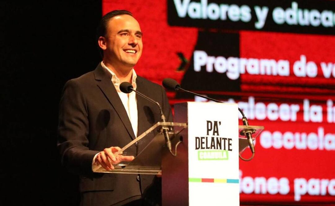 Manolo Jiménez, candidato a gobernador en Coahuila, presenta plan integral de seguridad / Foto: Especial