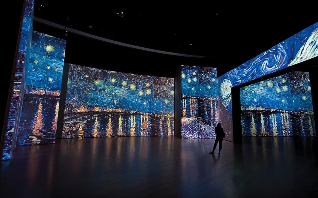Van Gogh Alive The Experience, es una expo multisensorial con más de 3 mil imágenes digitales / Foto: Sitio Vangoghalivemx 