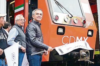 Rehabilitado y en marcha, tren número 1 del Metro