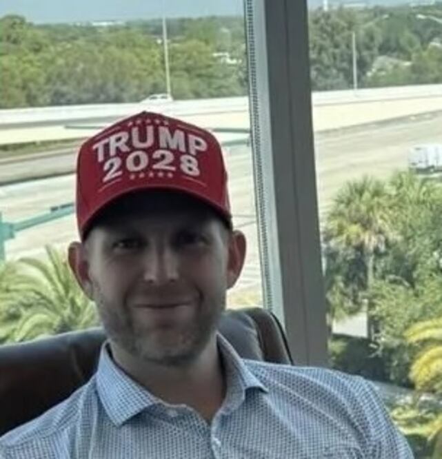 Una de las cuentas del mandatario en la red X difundió el jueves una foto de uno de sus hijos, Eric Trump. Foto: tomada de X