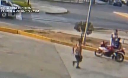Cámaras grabaron impactante crimen de motociclista en Perú
