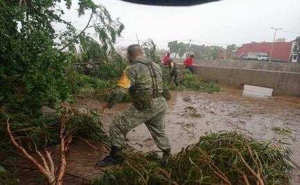 Ejército aplica plan DNIII-E en Sinaloa, Durango y Nayarit tras paso de “Pamela”