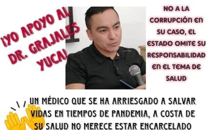 Alistan marcha para liberar a médico acusado por la muerte de un polítco