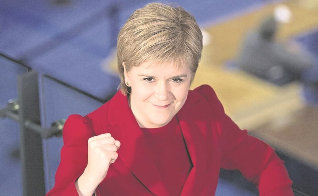 Nicola Sturgeon, primera ministra de Escocia. (ROBERT PERRY. EFE)