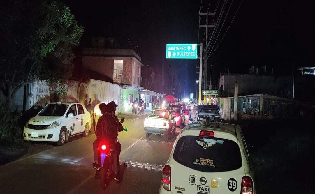 Bloqueo en el sur del Edomex por Operativo Liberación (22/07/2025). Foto: Especial