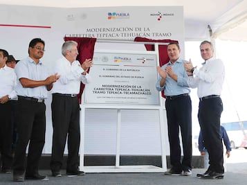 Inaugura Moreno Valle modernización de carretera Tepeaca-Tehuacán