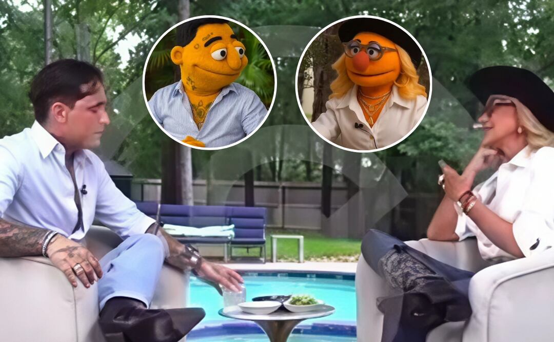 Lanzan parodia de entrevista entre Nodal y Adela Micha. Foto: Captura de video